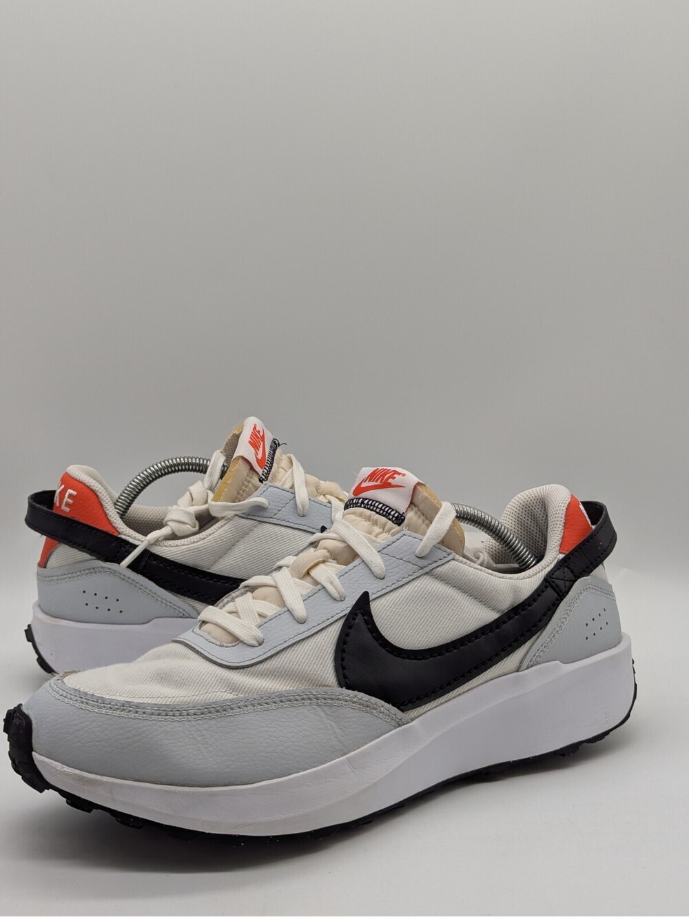 Mens Size 11 Nike Waffle Debut White Black Picante Red Shoes Sneakers DV0743-101